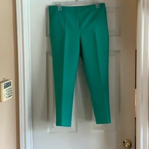 Kelly green dress trousers.